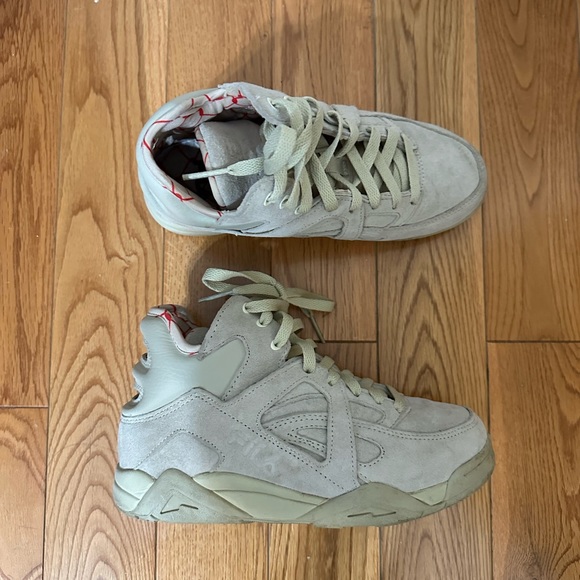 Fila - THE CAGE Beige Mid High Top Retro - Picture 4 of 6